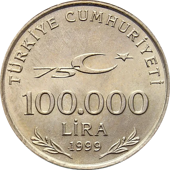 100 Bin Lira 75.Yıl
